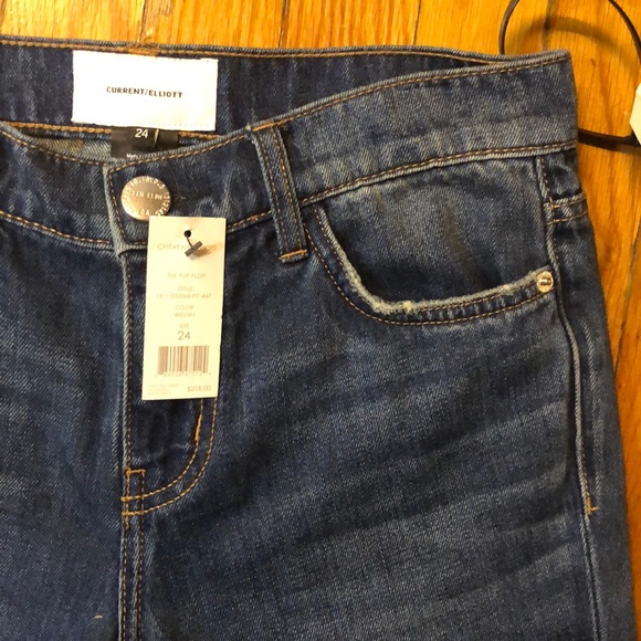 NWT Current Elliott The Flip Flop Denim Jeans - Picture 4 of 8